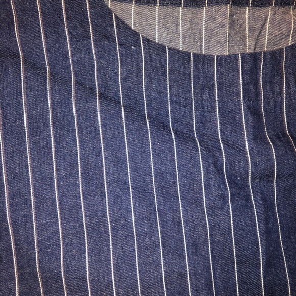 Long Sleeve Denim Mini Dress - Picture 2 of 3